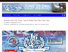 Tablet Screenshot of hawaiioceanexpo.com